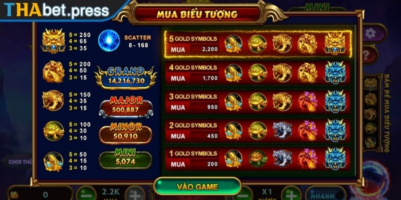 Cập nhật luật chơi Nổ Hũ Tứ Linh tại THABET